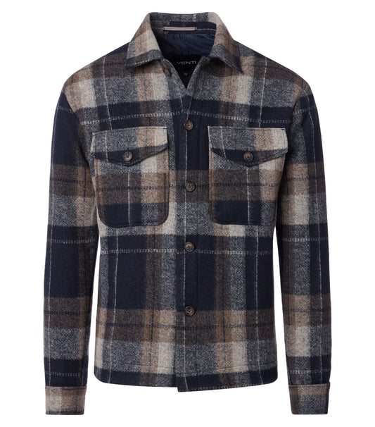 Venti jack met knoopsluiting Blauw