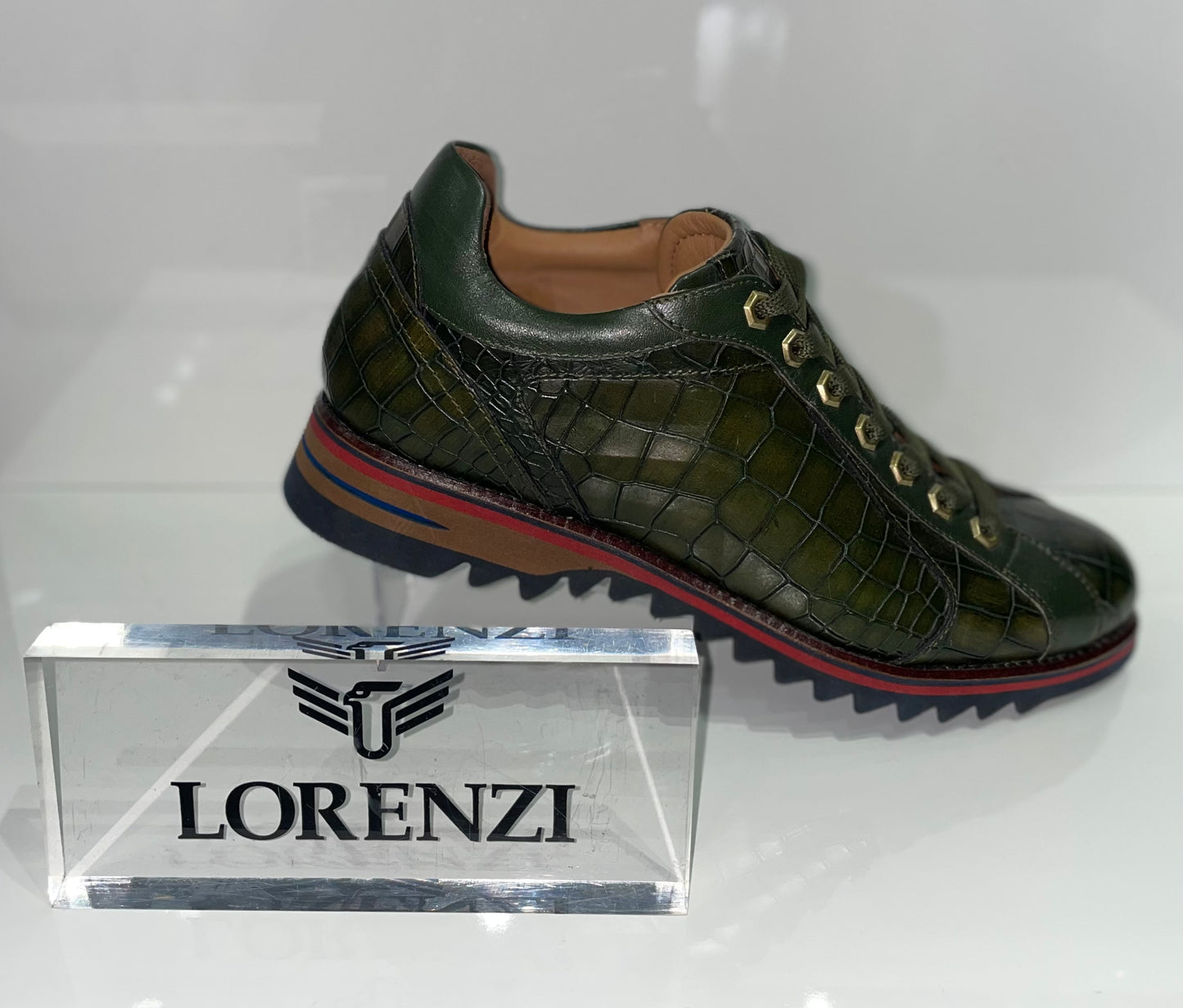 Lorenzi Herenschoenen Groen Circuit herenmode