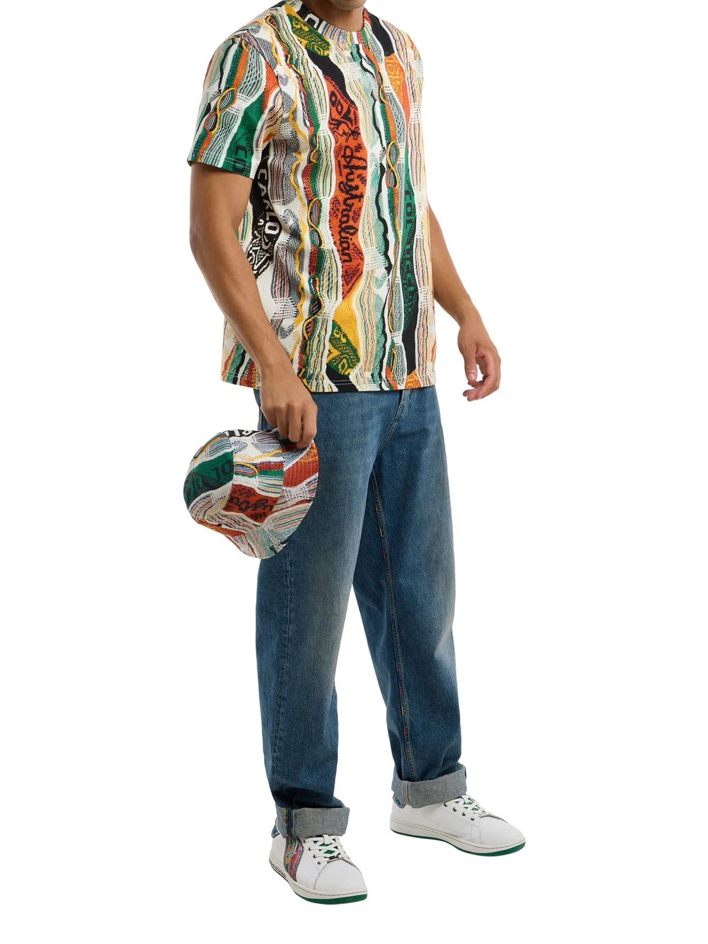 Australian x Carlo Colucci T-shirt - Meerkleurig
